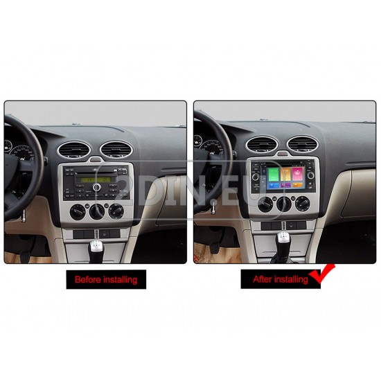 FORD - МУЛТИМЕДИЯ / Навигация android 16 CPU:8-Core, RAM:4Gb черна + DSP + CARPLAY + SIM